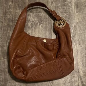 Michael Kors Rich Brown Hobo Bag